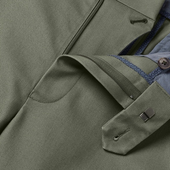 Men's Olive Green Pants - Picture 4 of 5